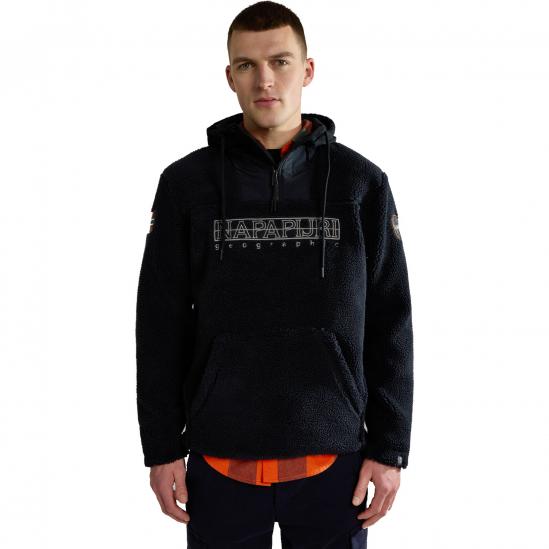 NAPAPIJRI Teide 5 - Ανδρικό Fleece Hoodie - Black