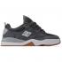 DC Ascend - Leather Laceup Shoes for Men - Dark Grey/White