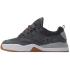 DC Ascend - Leather Laceup Shoes for Men - Dark Grey/White