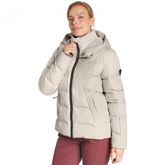 ZIENER Tusja Lady - Γυναικείο Ski Μπουφάν - Silver Beige