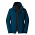 The North Face Men’s Carto Zip-In Triclimate® Jacket - Midnight Petrol-TNF Black