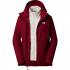 THE NORTH FACE Women’s Inlux Triclimate® Jacket - Beetroot Dark Heather-White Dune