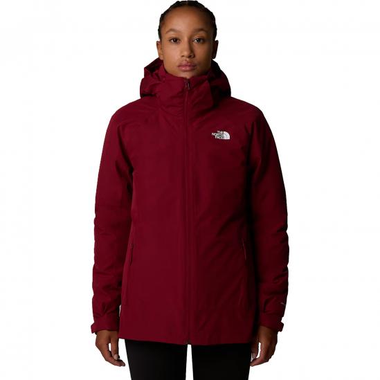 THE NORTH FACE Women’s Inlux Triclimate® Jacket - Beetroot Dark Heather-White Dune