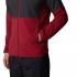 THE NORTH FACE Men's Glacier Heavyweight Full-Zip - Ανδρική ζακέτα Fleece - Garnet Red-Asphalt Grey