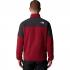 THE NORTH FACE Men's Glacier Heavyweight Full-Zip - Ανδρική ζακέτα Fleece - Garnet Red-Asphalt Grey