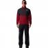 THE NORTH FACE Men's Glacier Heavyweight Full-Zip - Ανδρική ζακέτα Fleece - Garnet Red-Asphalt Grey