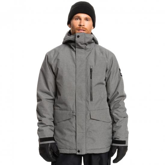 QUIKSILVER Mission Solid - Ανδρικό Snow Jacket - Heather Grey