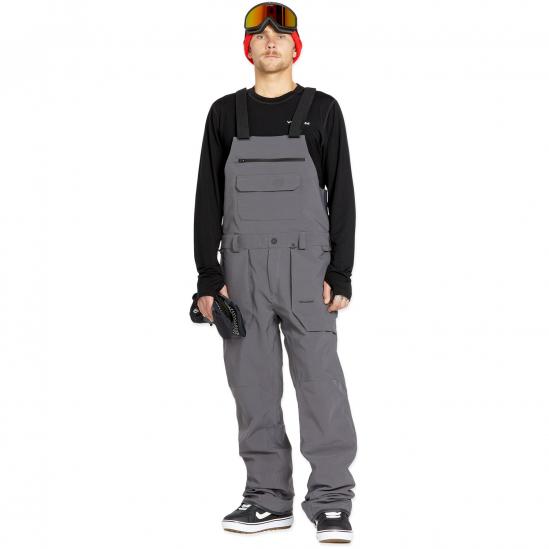 VOLCOM Roan Bib Overall - Ανδρικό παντελόνι Snow - Charcoal