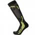 MICO 232 Medium weight Warm Control - Κάλτσες Ski - Black/Yellow fluo