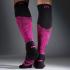 MICO 240 Light Weight Warm Control - Κάλτσες ski/snowboard - Anthracite Pink melange