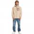 Quiksilver Clean Coasts FZ Solid - Ανδρική ζακέτα κουκούλα Sherpa fleece - Plaza Taupe