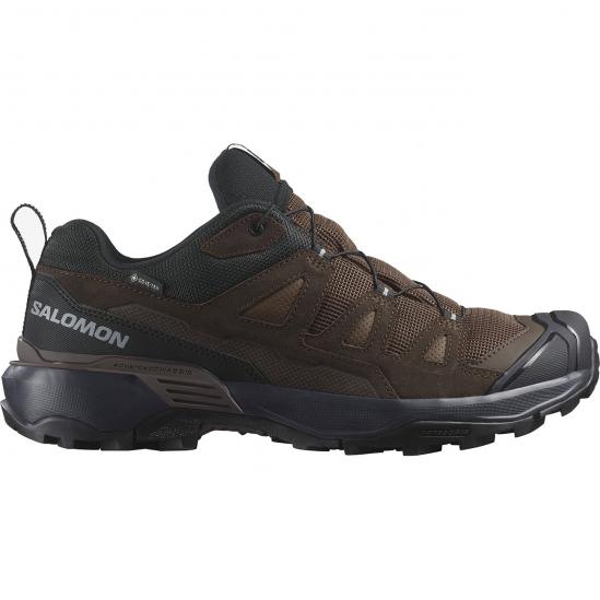 SALOMON X-Ultra 360 Leather Gore-tex - Ανδρικά παπούτσια πεζοπορίας - Dark Earth/Delicioso/Sharkskin