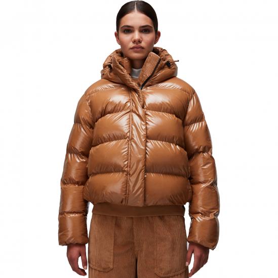 NAPAPIJRI Glane Puffer Jacket - Γυναικείο Μπουφάν Puffer - Brown Tobacco