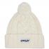 Oakley Harper Pom Beanie - Γυναικείος Σκούφος - Arctic white